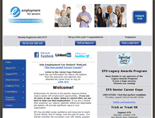 Tablet Screenshot of employseniors.org